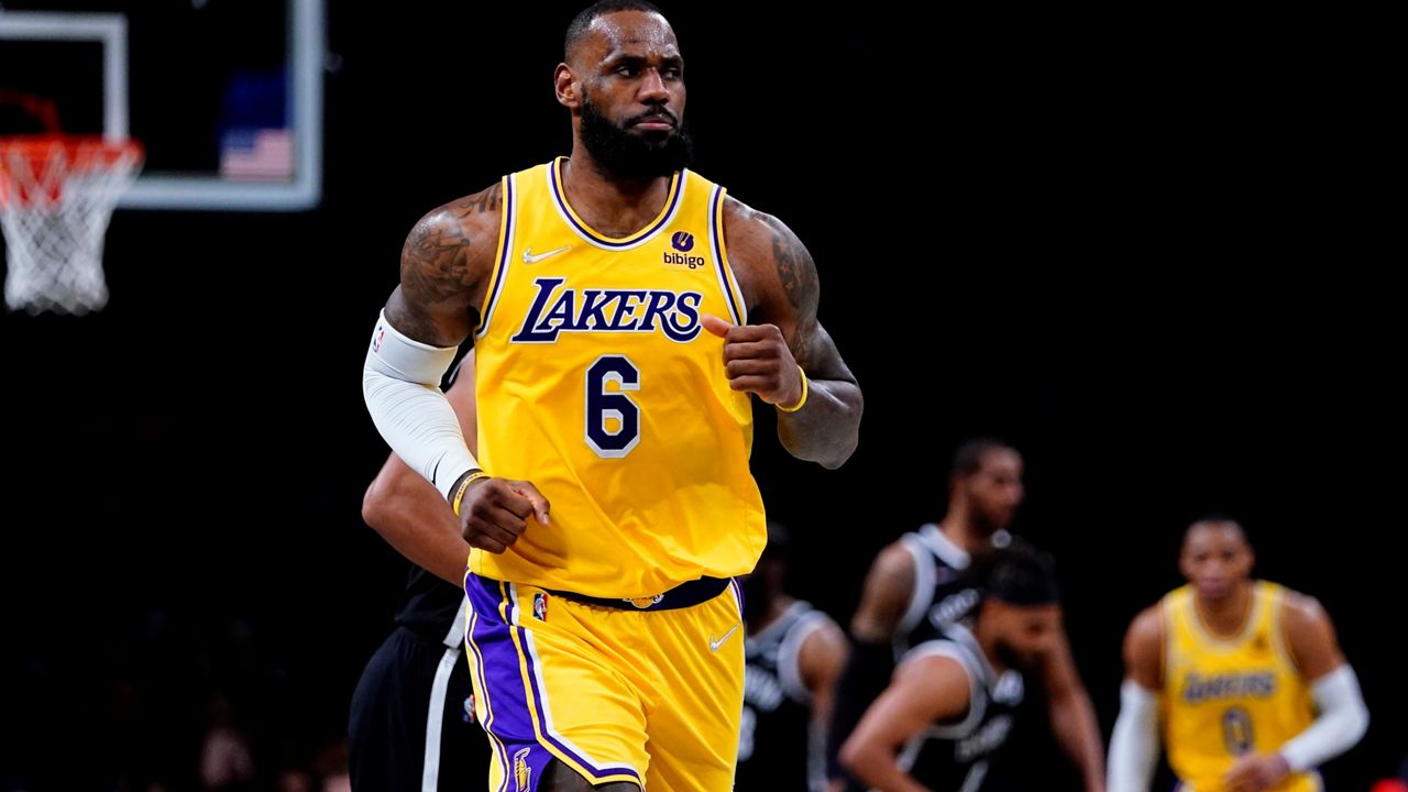 lebron james lakers number 6