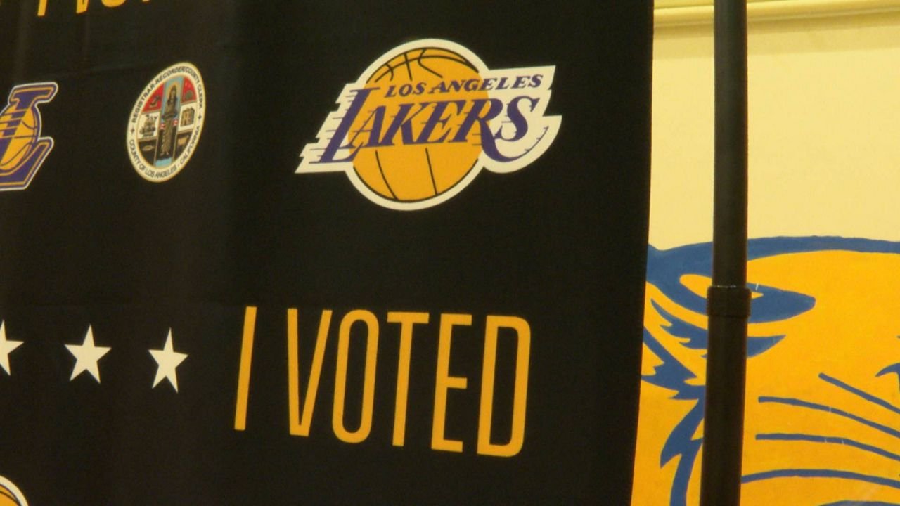Lakers, NBA going all in to get out the vote