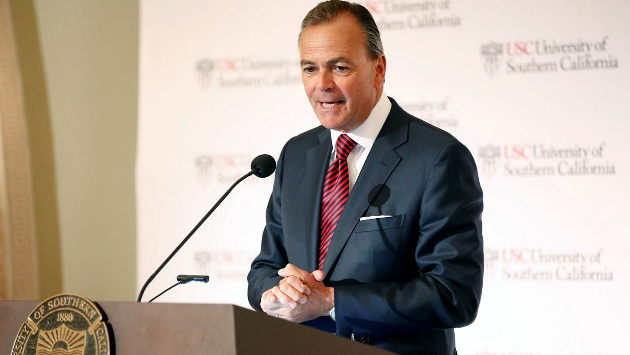 Rick Caruso in Los Angeles Wednesday, March 20, 2019. (AP Photo/Damian Dovarganes, File)