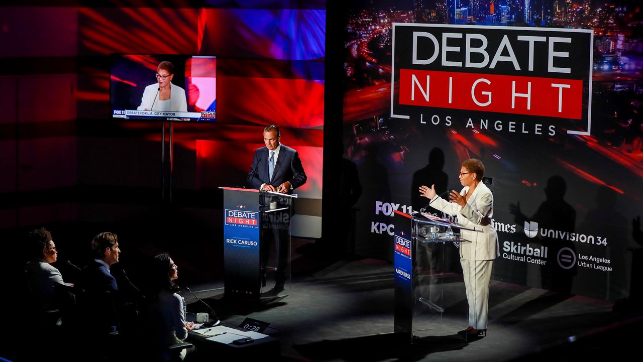 Candidates for mayor and sheriff face of in double debates