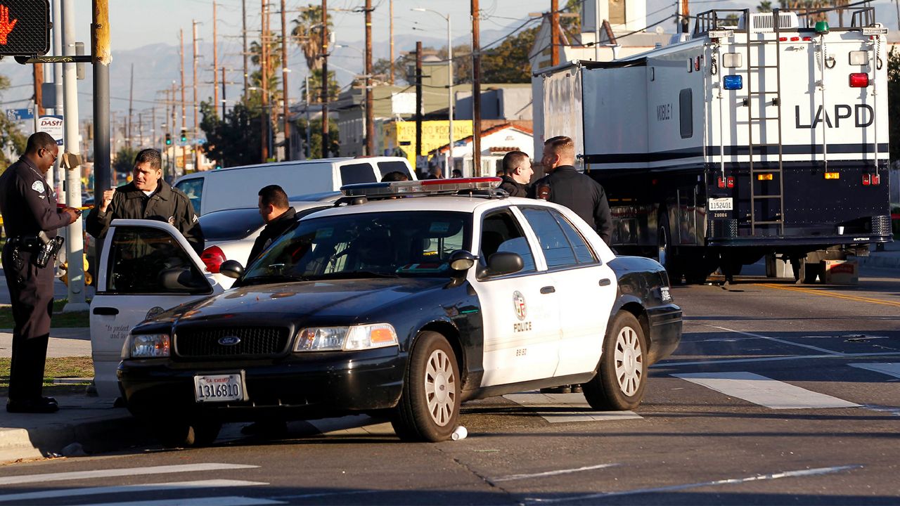 Five local residents sued the Los Angeles Police Department and its chief,  alleging they were falsely classified by officers as gang members or associates.