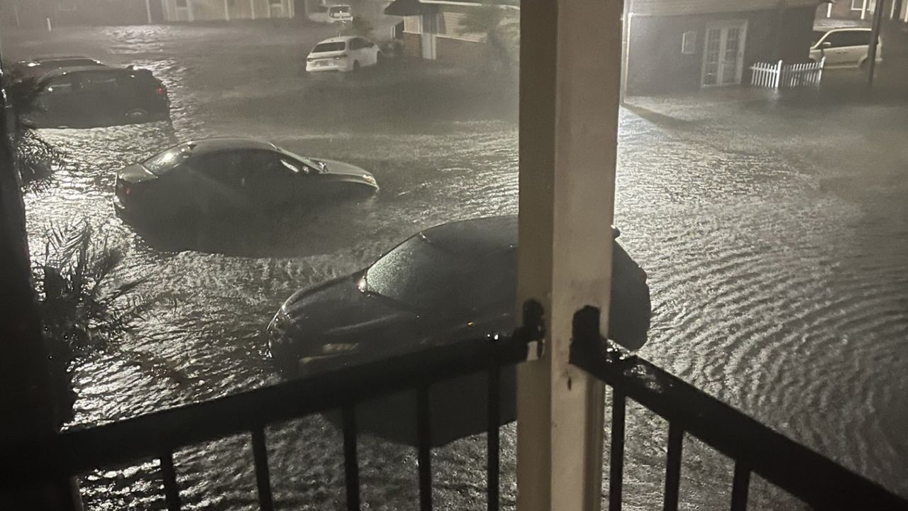 Flooding in Largo (Courtesy: Jordan Marcum)