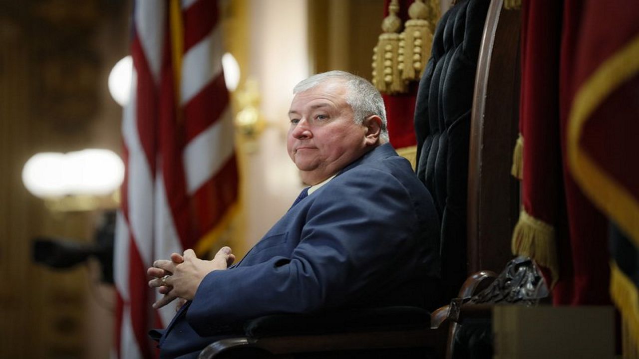 Wednesday, Oct. 30, 2019, file photo, Republican Ohio state Rep. Larry Householder (AP Photo/John Minchillo, File)