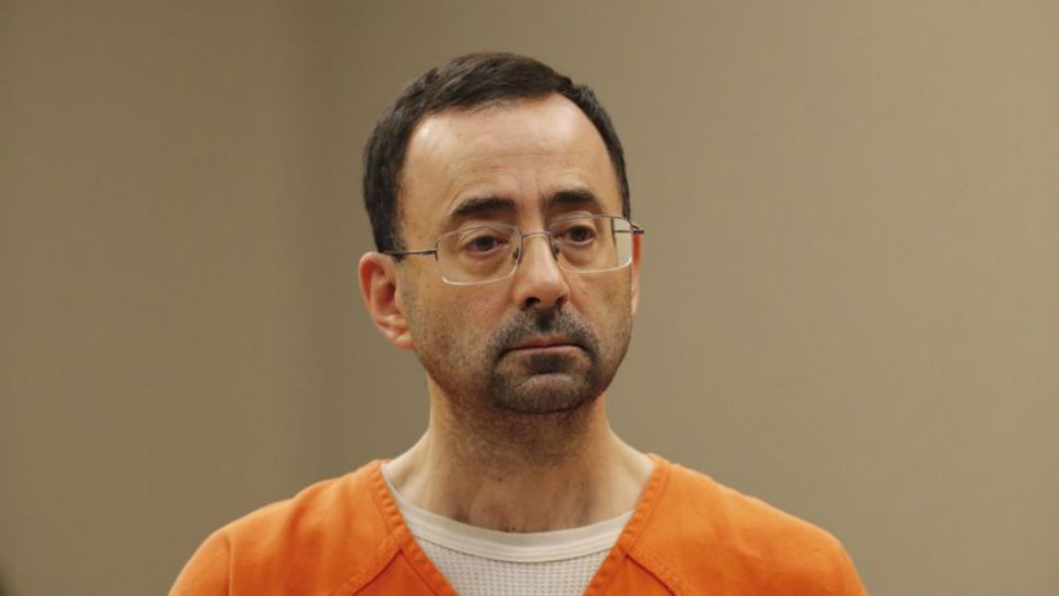 Larry Nassar is serving decades in prison for sexually abusing athletes, including college and Olympic gymnastics stars, and possessing explicit images of children. (AP Photo, File)