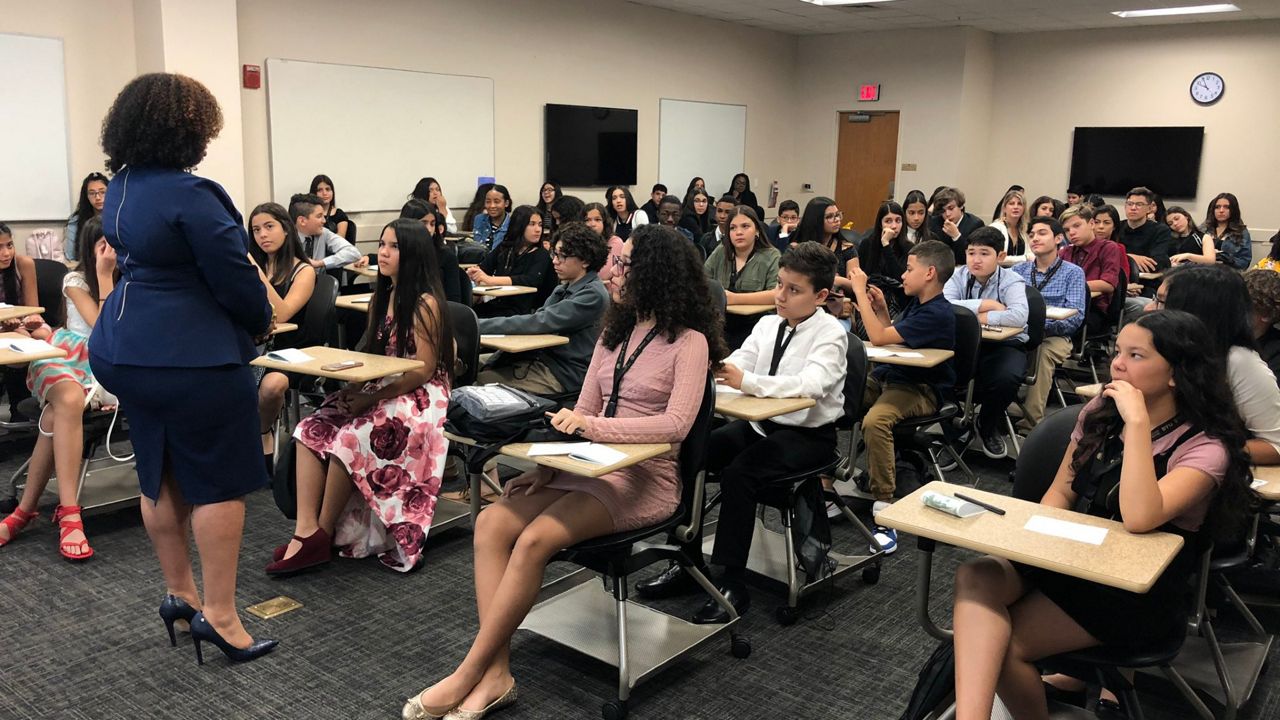 The Latinos in Action Conference in March helped middle and high school students become more financially proficient and prepare for college. (Jesse Canales/Spectrum News 13)