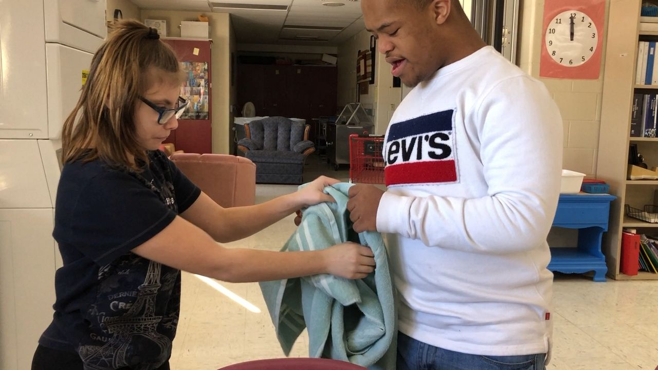 Students with disabilities learn job skills