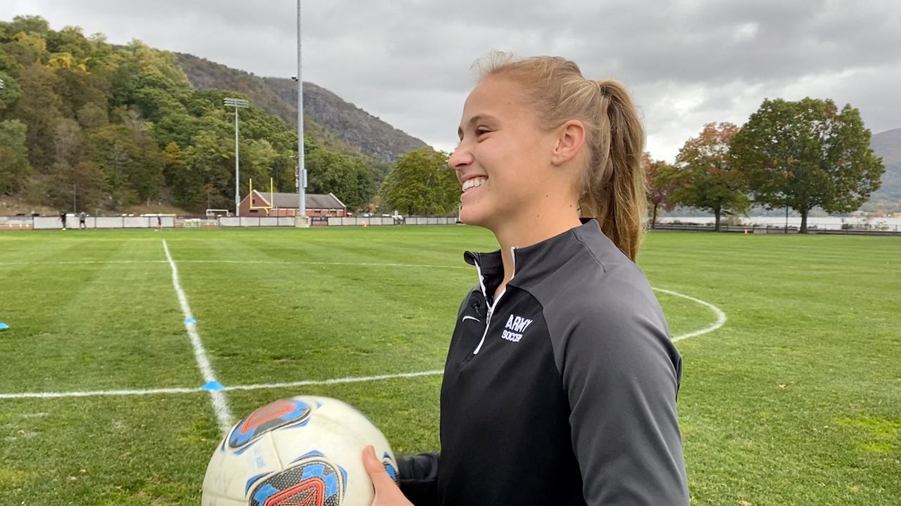 West Point women's soccer player commands pitch and corps