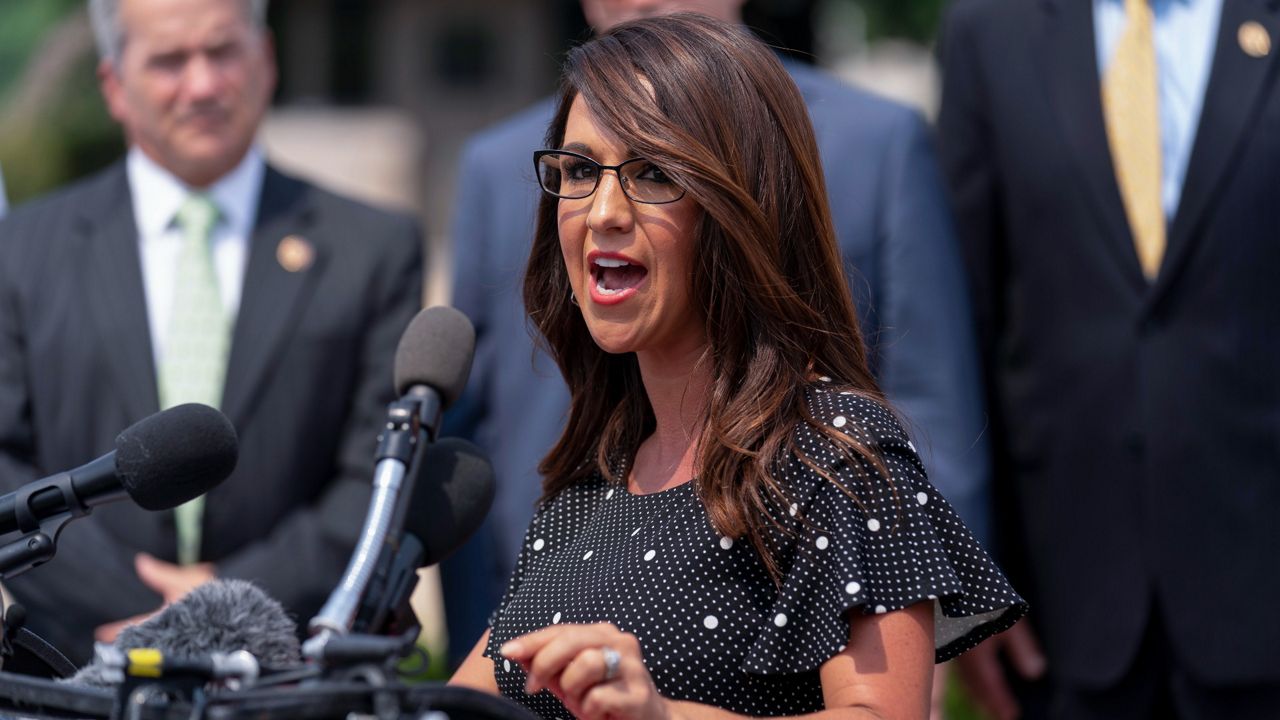 Rep. Lauren Boebert, R-Colo. (AP Photo/Andrew Harnik, File)