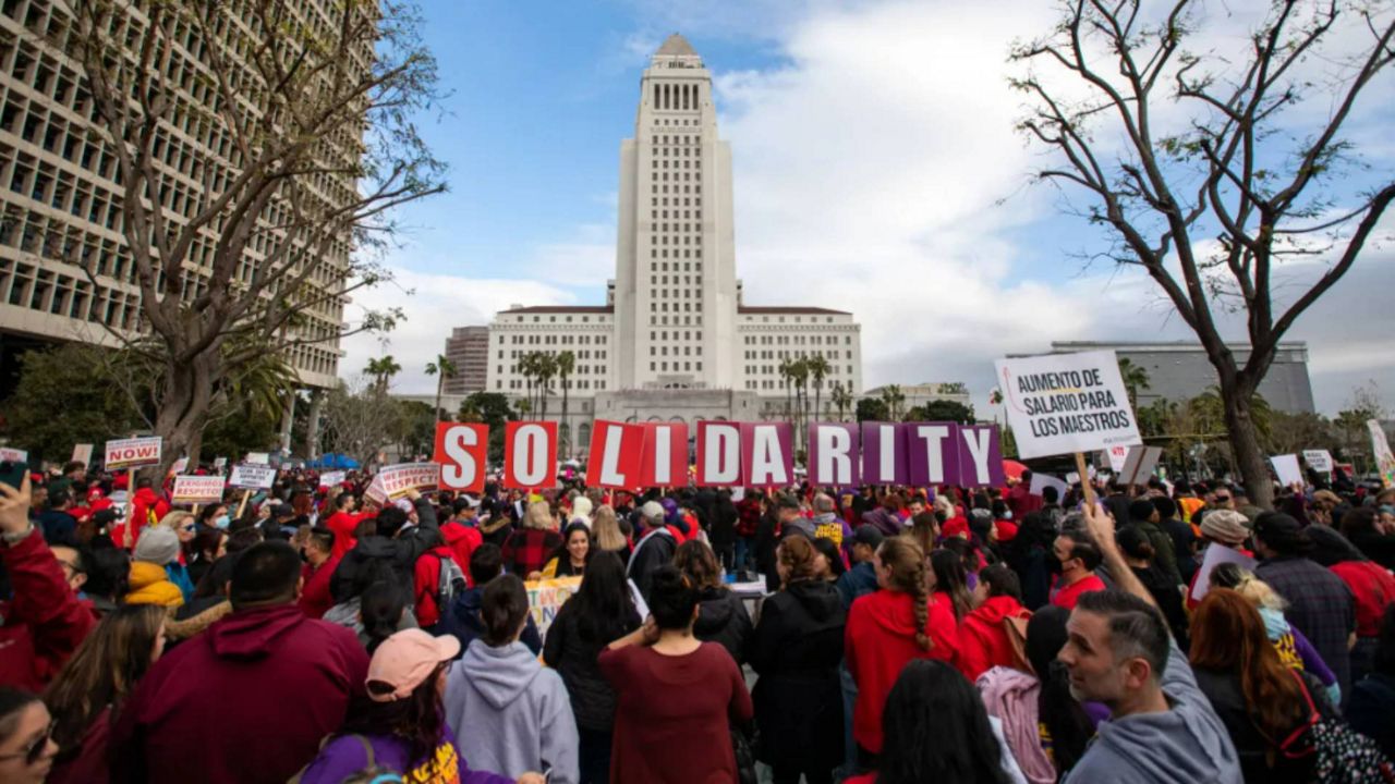 Strike set at LAUSD schools this week