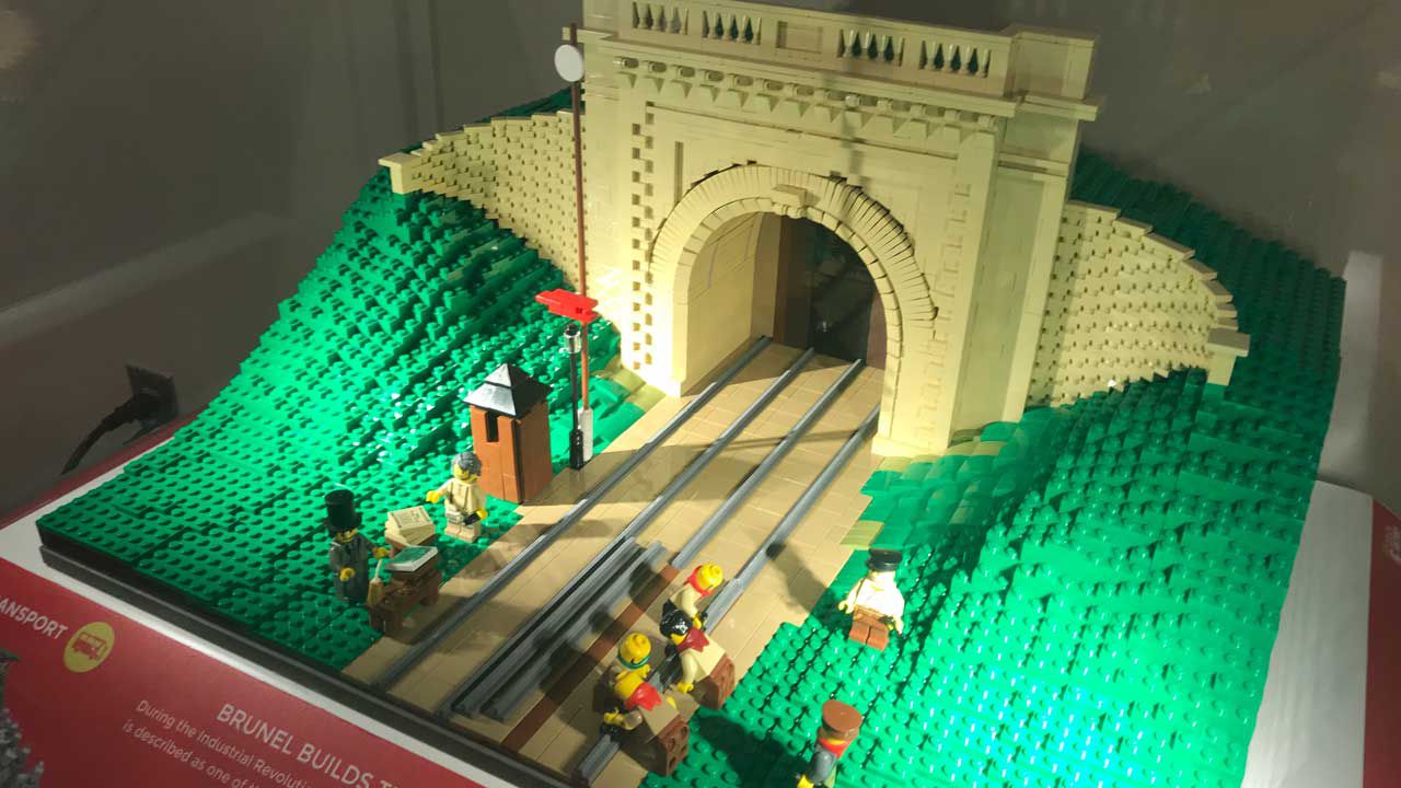 Rise of Railroads recreated in Lego Bricks. (Kim Leoffler/Spectrum Bay News 9)