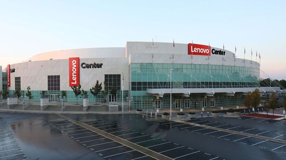 The Lenovo Center will host NCAA regional semifinal and final games in 2028.