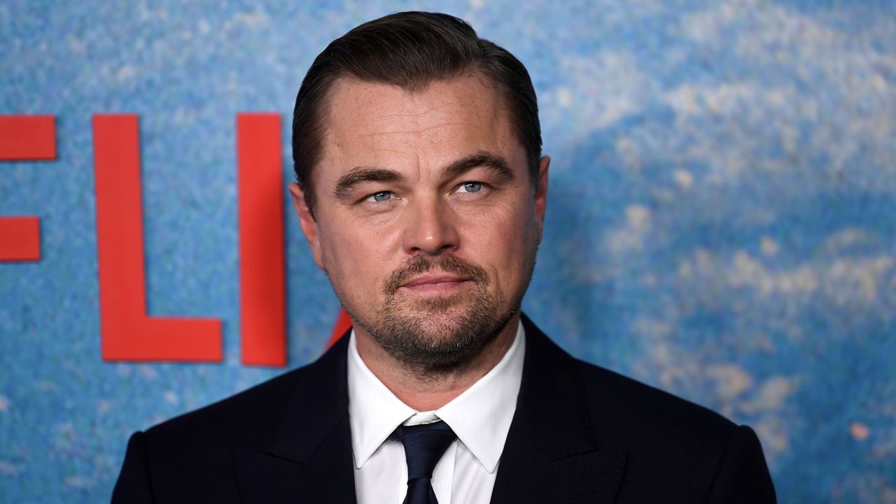 Leonardo DiCaprio attends the world premiere of "Don't Look Up" in New York on Dec. 5, 2021. (Photo by Evan Agostini/Invision/AP)