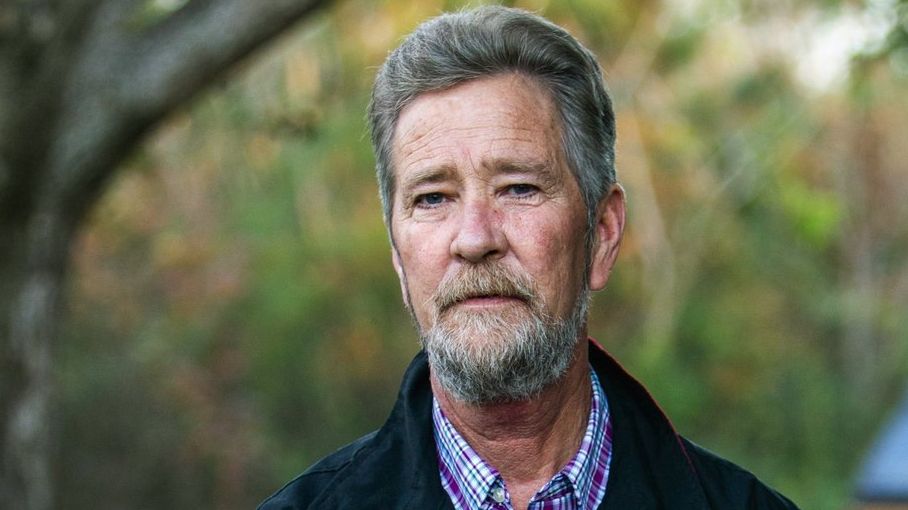 In this Dec. 5, 2018, file photo, Leslie McCrae Dowless poses for a portrait outside of his home in Bladenboro, N.C. (Travis Long/The News & Observer via AP)