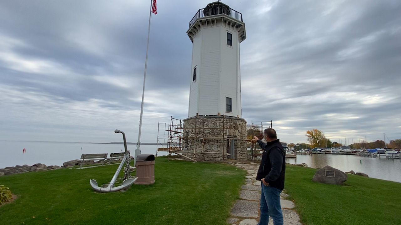 Fond du Lac lighthouse undergoing historic restoration