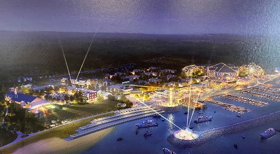 Lighthouse Point is a proposed development along the Mississippi River (Courtesy: Visioneering Studios)