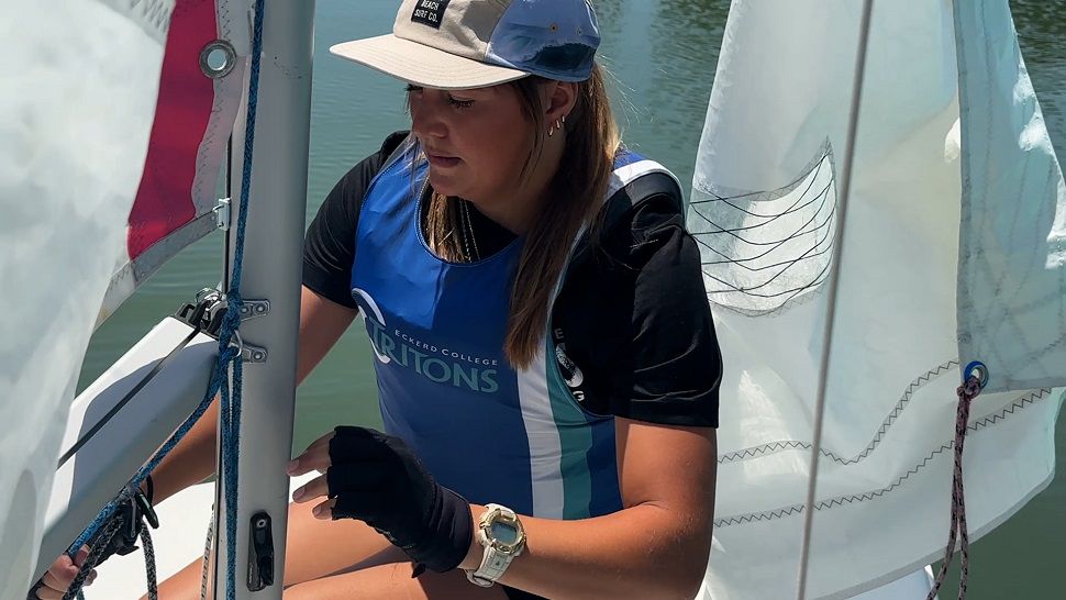 Lily Schwarz has been sailing since she was a little girl