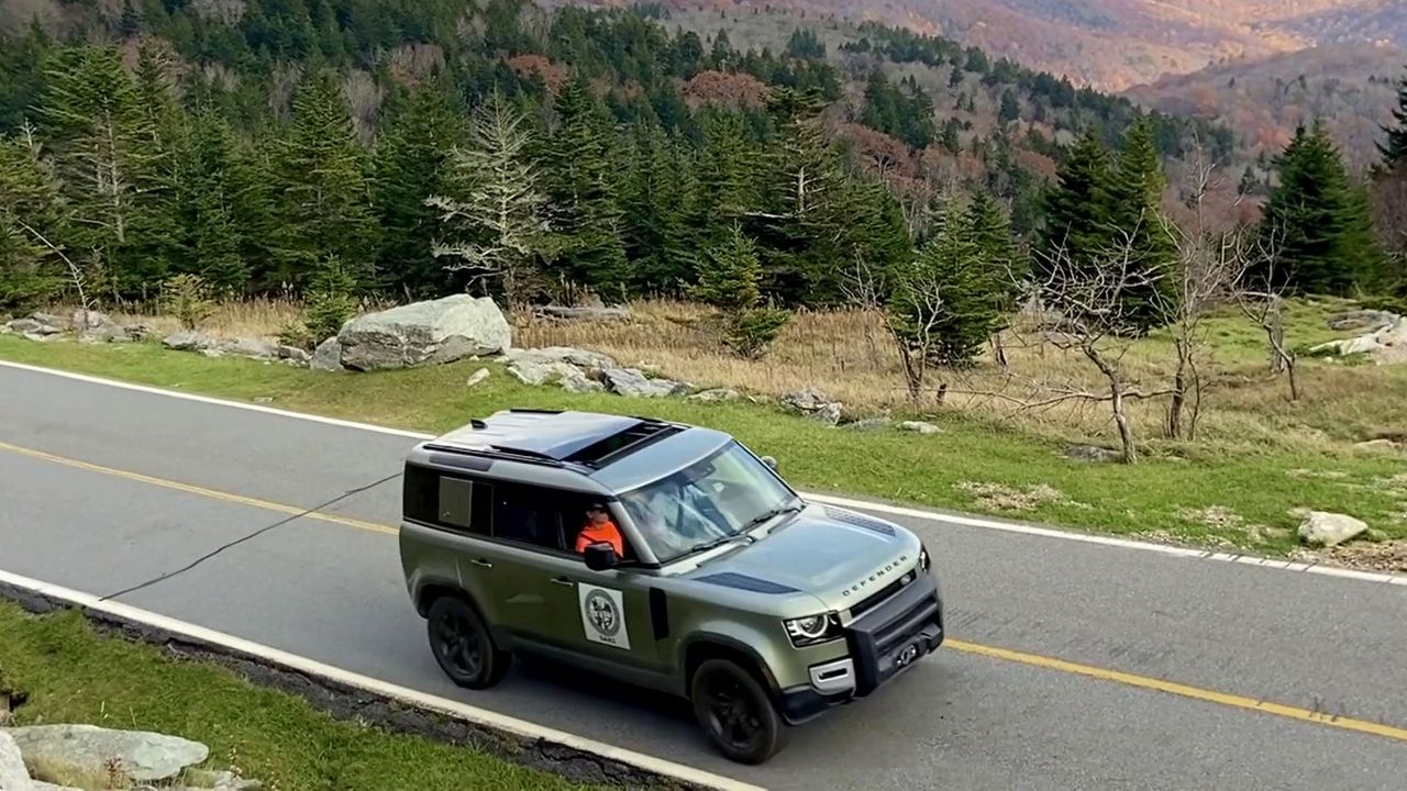The Defender Service Award includes a new Land Rover Defender for the Linville-Central Rescue Squad. (Linville-Central Rescue Squad)