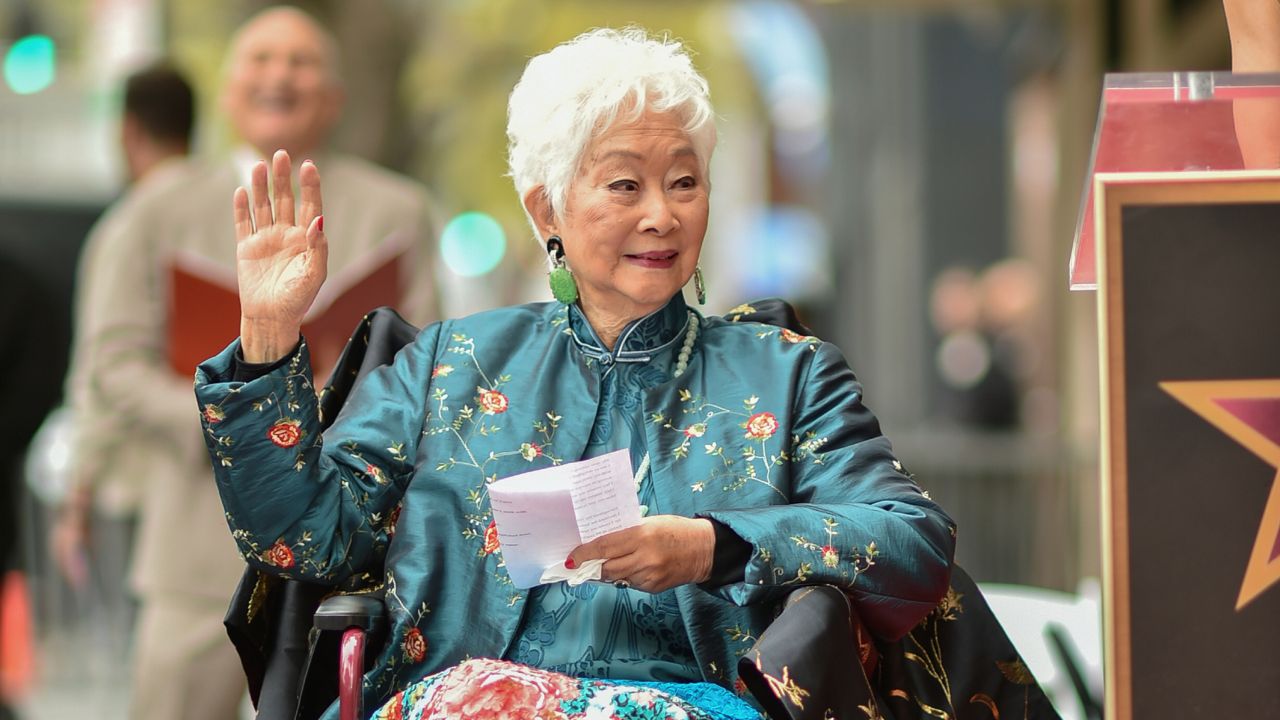 Lisa Lu during a ceremony honoring Lu with a star on the Hollywood Walk of Fame in Los Angeles on Monday. (Photo by Richard Shotwell/Invision/AP)