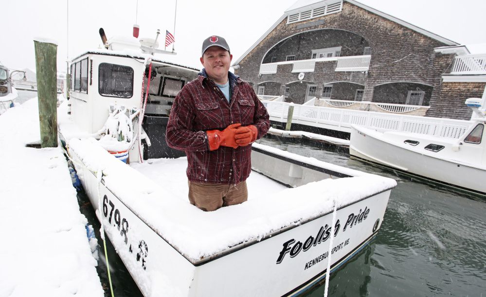 33-year-old Chris Welch, a full-time lobsterman in Maine, said he's worried about the outcomes of two upcoming court cases and the impact they might have on his profession and the entire industry. 