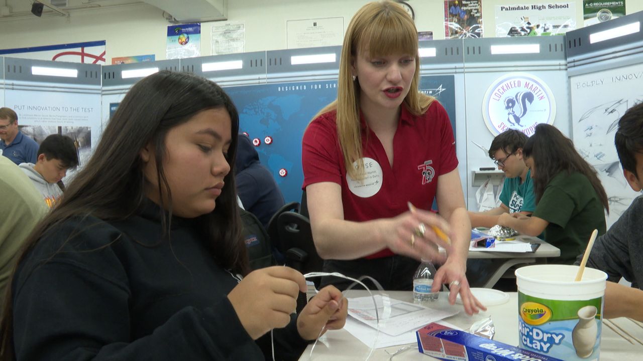 Lockheed Martin Takes Over Classroom at Palmdale High