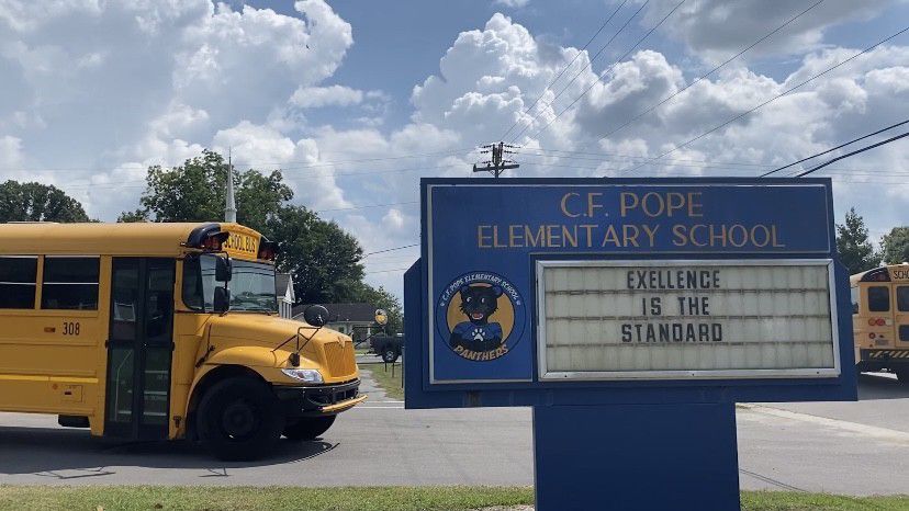 Pender County Schools is short eight school bus drivers.  (Spectrum News 1/Natalie Mooney)