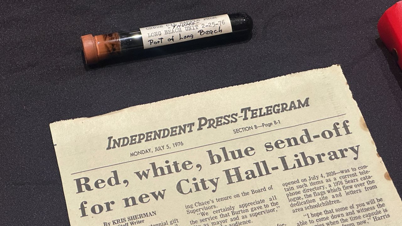 Long Beach opens 50-year-old time capsule as the country turns 250