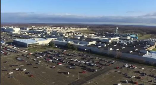 Aerial photo of Lordstown GM plant 