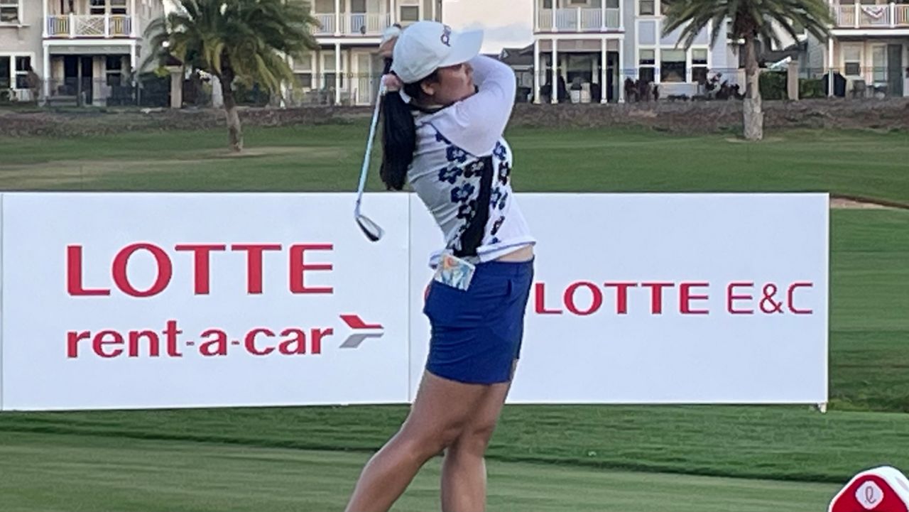 Allisen Corpuz shot even par 72 on Day 2 of the 2022 LPGA Lotte Championship and made the cut for the second time in three tour starts as a rookie.