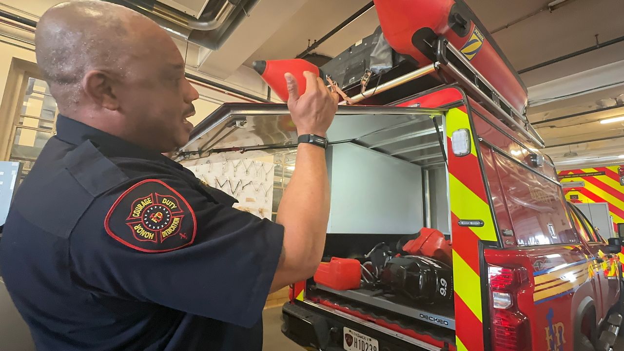 Louisville Fire and Rescue prepares for potential storms and rescue across the state ahead of severe weather