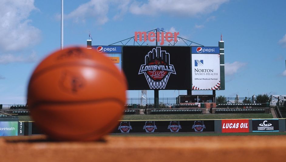 Louisville Live is the annual preseason basketball event that features both men's and women's teams. This year's event will be held at Louisville Slugger Field. (AP Photo/Charlie Neibergall)