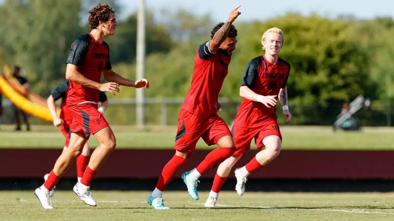 Louisville men's soccer downs Tulsa, 2-1, in first road match