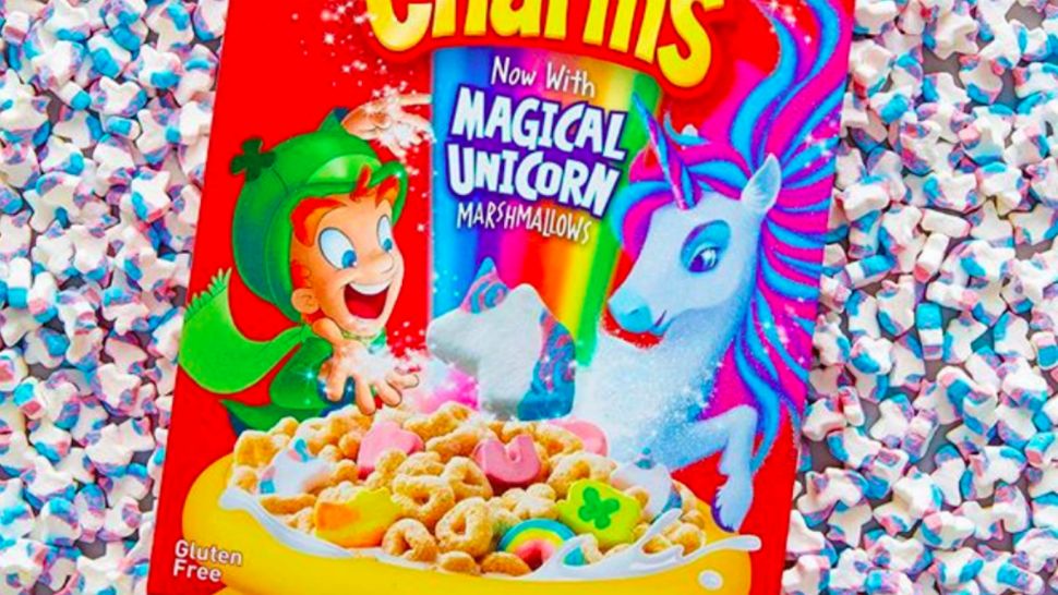 New box of Lucky Charms featuring "Magical Unicorn." Image/Lucky Charms, Twitter