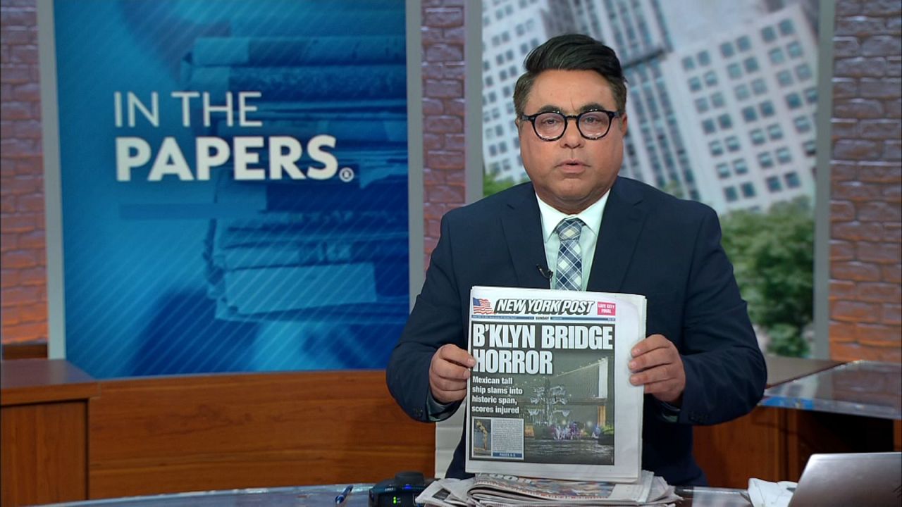 Rocco Vertuccio takes a look at what's in the papers on this Sunday, May 18, 2025. (Spectrum News NY1)