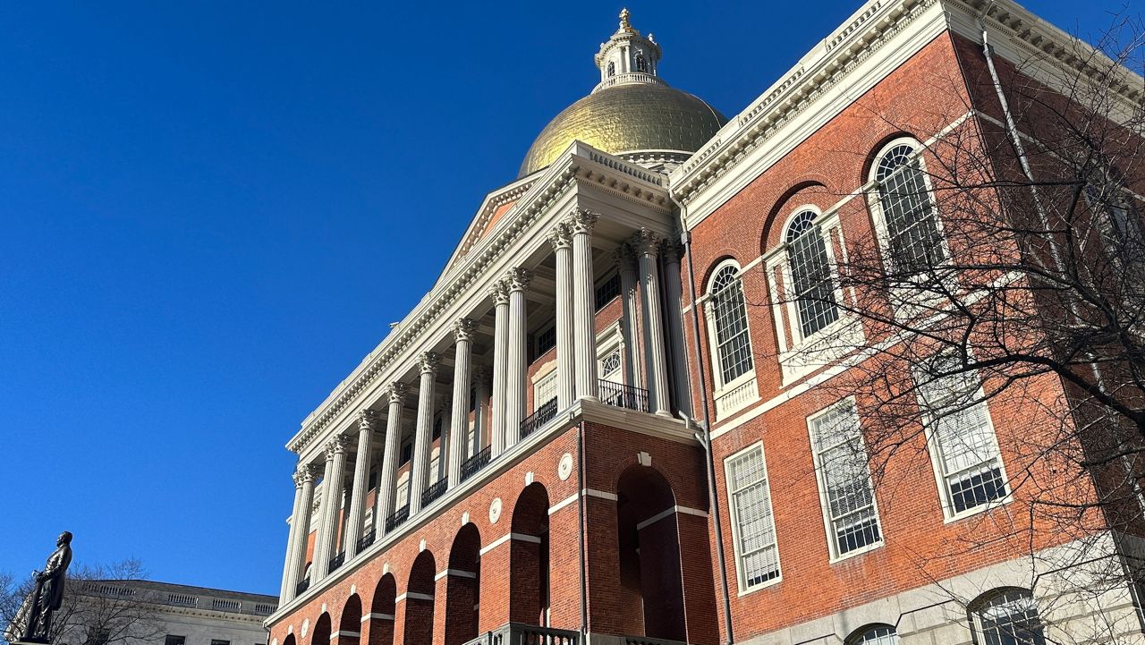 A side view of the Massachusetts State House. (Spectrum News 1/Amanda Keane)