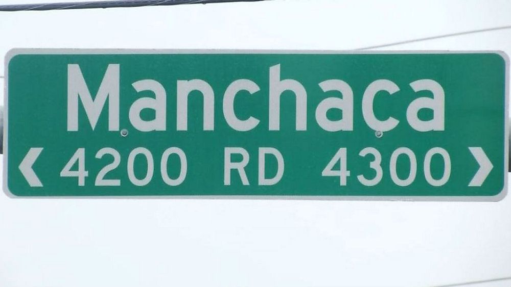 A sign indicates Manchaca Road in Austin, Texas, in this undated file image. (Spectrum News/FILE)