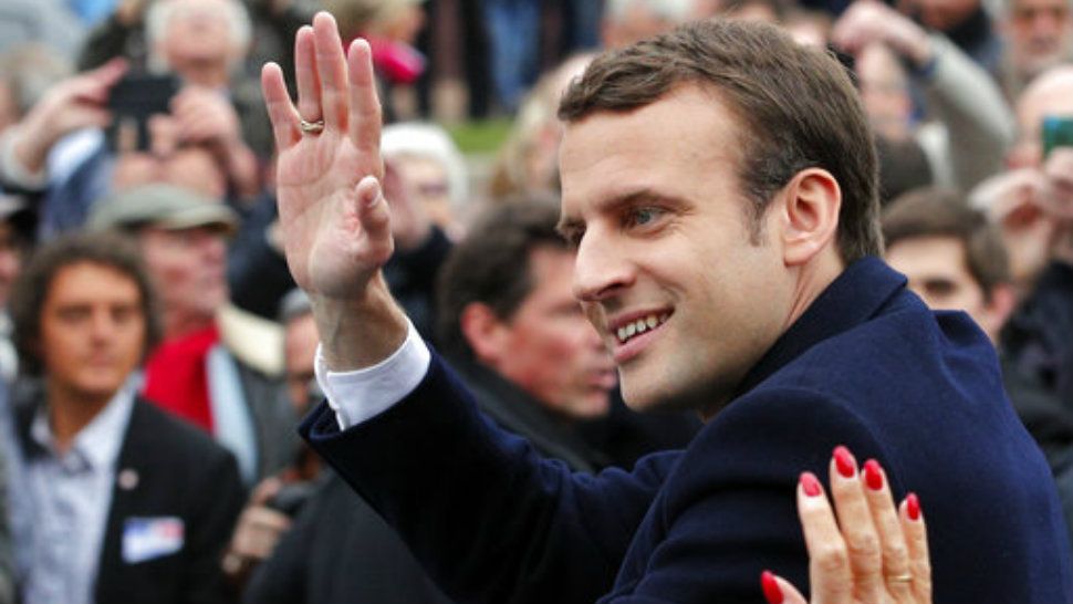 Undated photo of French President Emmanuel Macron (Credit: AP)