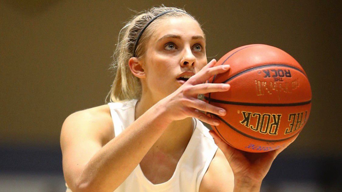 Madison Hovren during her hoops days with Army. (Courtesy: Madison Hovren)