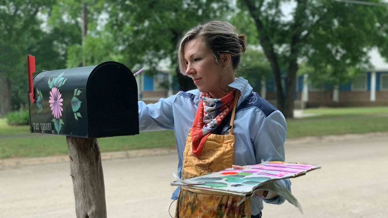 Tattoo Artist Turns to Painting Mailboxes