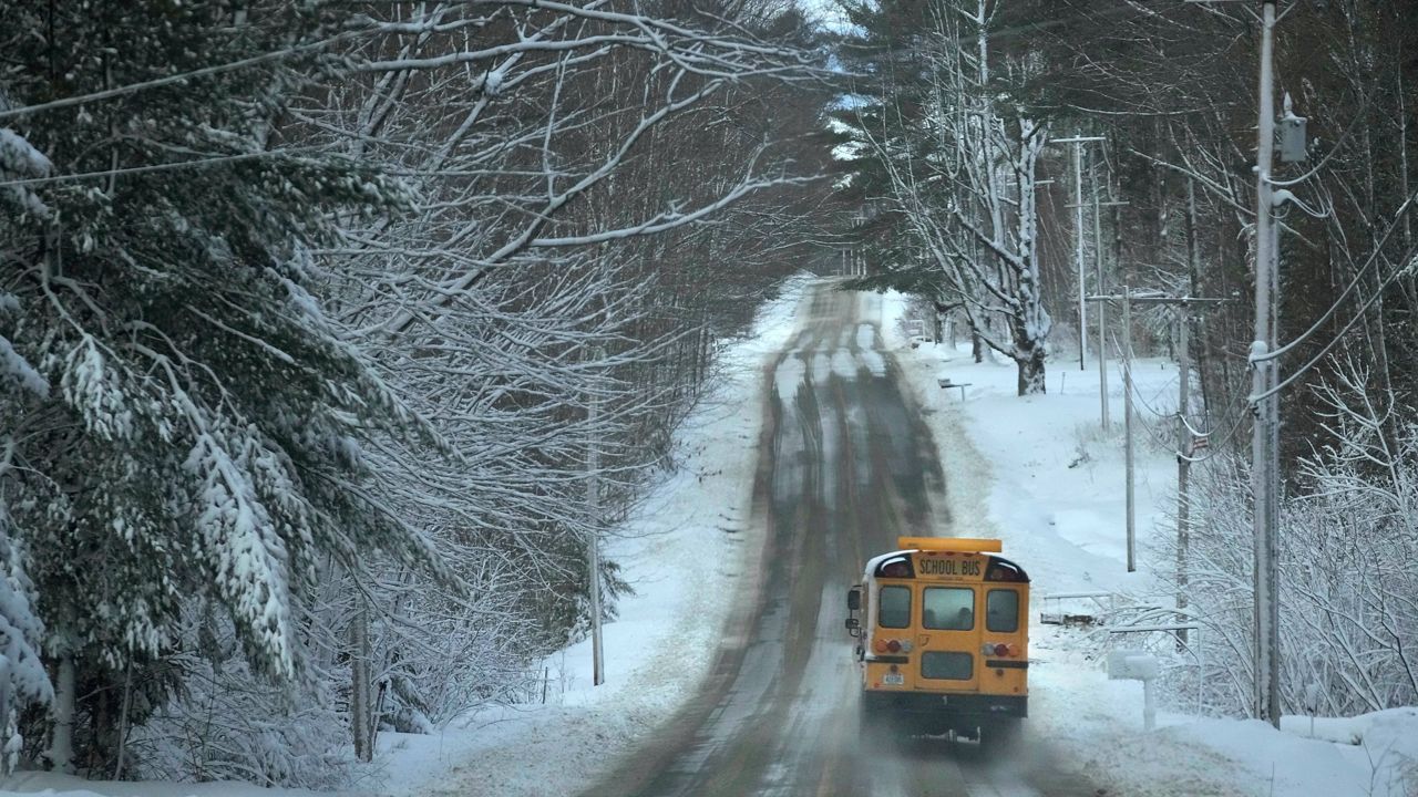 Spring brings snow to several northern states