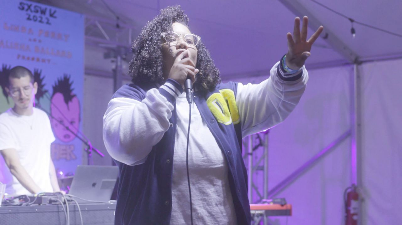 Rapper Mama Duke takes the SXSW 2022 stage
