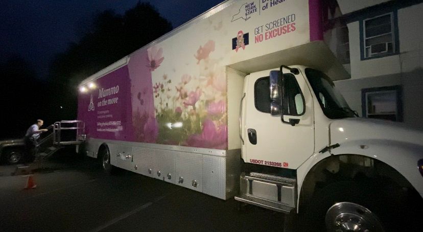 The Lourdes Hospital mobile mammography van