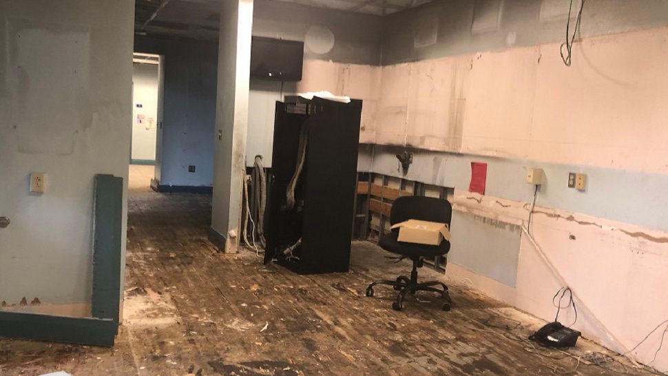 The main office at Manatee Elementary School. This is the spot a fire broke out in November. (Angie Angers/Spectrum Bay News 9)