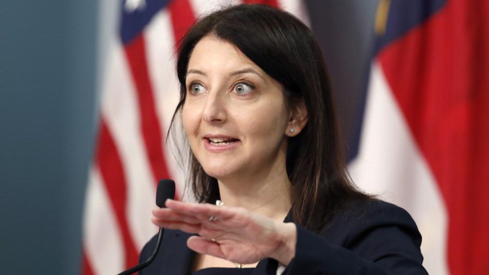 Dr. Mandy Cohen, secretary of the state Department of Health and News  Photo - Getty Images