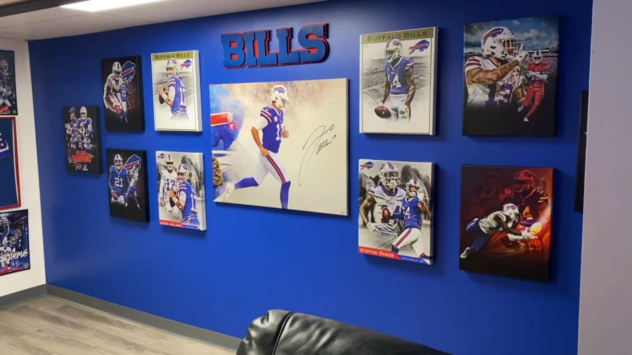 Bills superfan creates incredible man cave