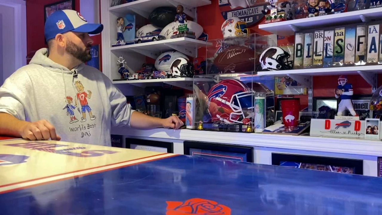 Bills superfan creates incredible man cave