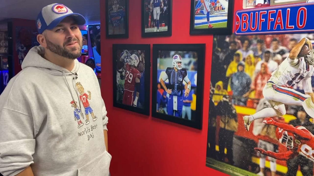 Bills superfan creates incredible man cave