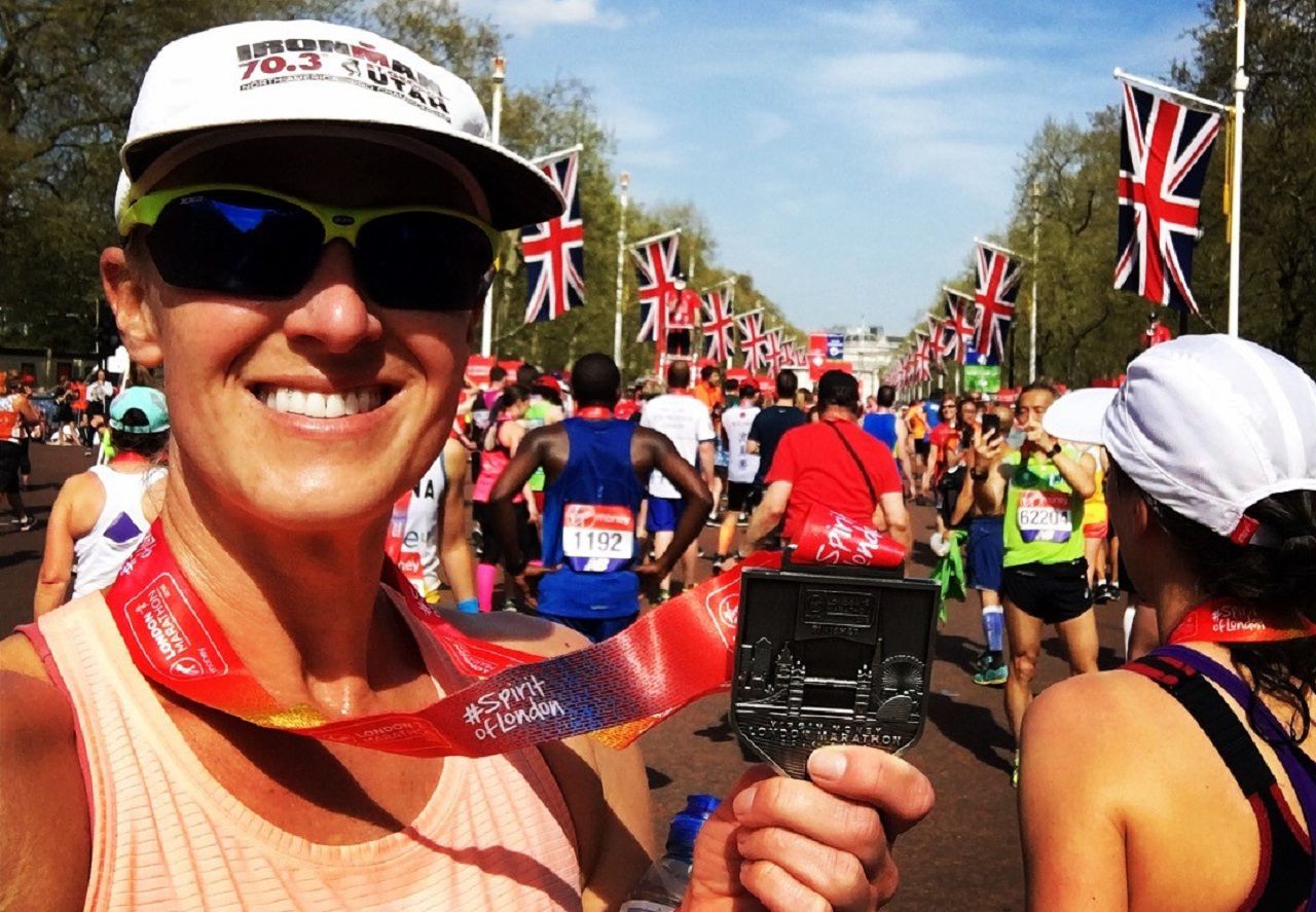 Bristol Hartlage has run in marathons in all seven continents. (Courtesy Bristol Hartlage)