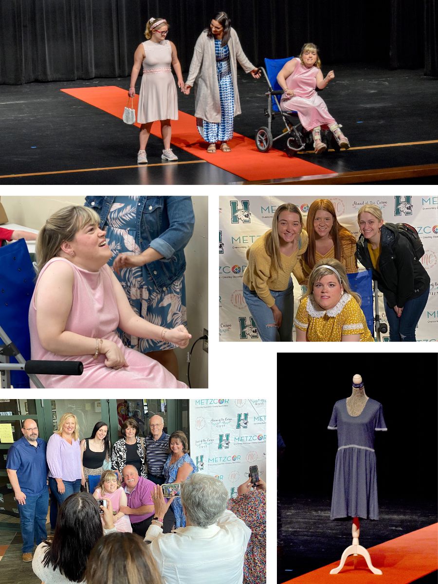 A collection of photos from one of Marisa Conners' fashion shows. (Photo courtesy of Hamilton County Developmental Disabilities Services)