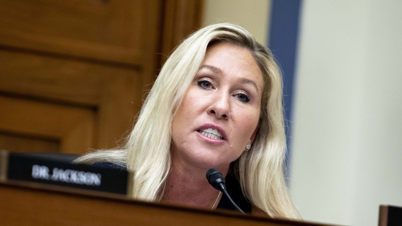 Rep. Marjorie Taylor Greene (AP Photo/Amanda Andrade-Rhoades, File)