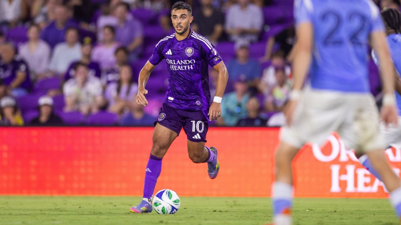 Martin Ojeda (10) got the secondary assists on Robin Jansson's goal. Ojeda is just the second player in club history to record double-digit goals (10) and assists (10) in a single MLS season, joining Nani. (Courtesy of Orlando City SC/Mark Thor)
